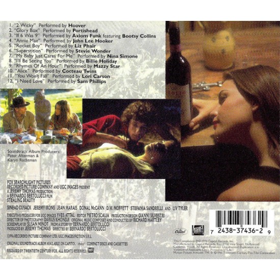 Cd Stealing Beauty, Music From The Motion Picture Cd Stealing Beauty, Music From The Motion Picture