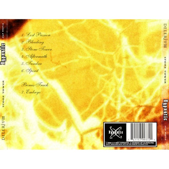 CD Delerium, Stone Tower (Importado USA), 1990 CD Delerium, Stone Tower (Importado USA), 1990