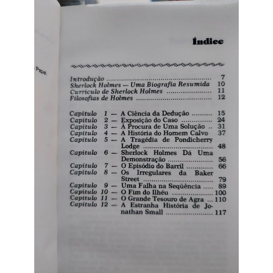 O Signo dos Quatro, Sherlock Holmes, Conan Doyle