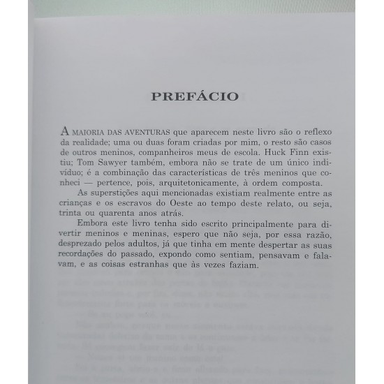 Tom Sawyer, Mark Twain, Capa de Luxo, Editora Nova Cultural Tom Sawyer, Mark Twain, Capa de Luxo, Editora Nova Cultural