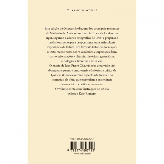 Quincas Borba, Machado de Assis, Ateliê Editorial