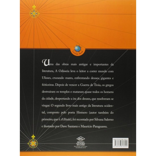 A Odisseia, Homero, Recontada por Silvana Salerno, Ilustrada por Dave Santana, Mauricio Paraguassu
