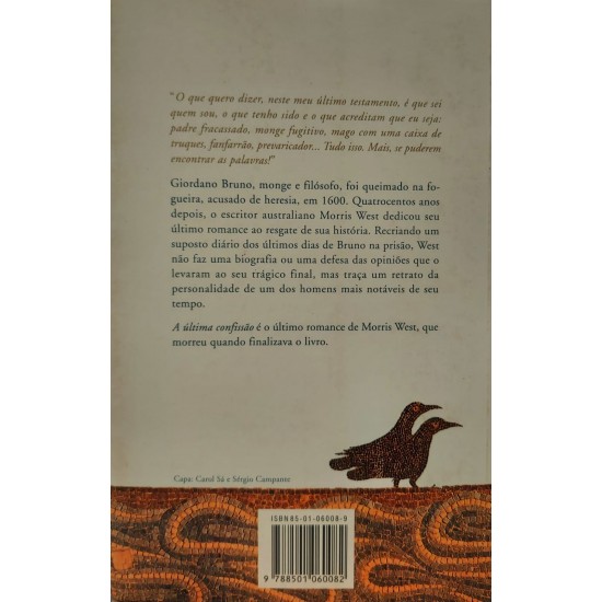 A Última Confissão, Morris West A Última Confissão, Morris West