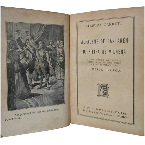 Alfageme De Santarém, D. Filipa De Vilhena, Edição Ilustrada, Almeida Garrett