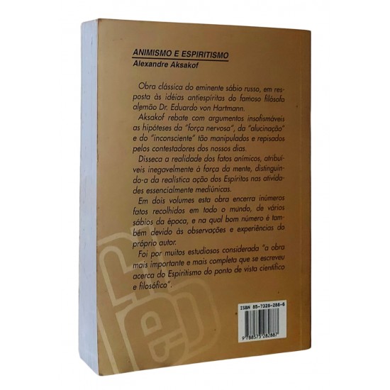 Animismo e Espiritismo, Volume 2, Alexandre Aksakof