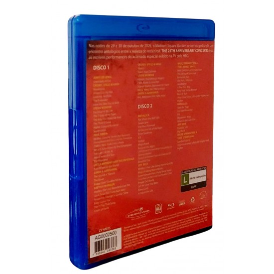 Blu-Ray The 25th Anniversary Rock & Roll Hall Of Fame Concerts, 2 Disc Set Blu-Ray The 25th Anniversary Rock & Roll Hall Of Fame Concerts, 2 Disc Set