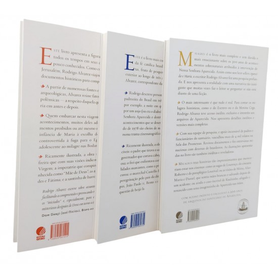 Box Biografia de Maria, Aparecida, Milagres, Rodrigo Alvarez Box Biografia de Maria, Aparecida, Milagres, Rodrigo Alvarez