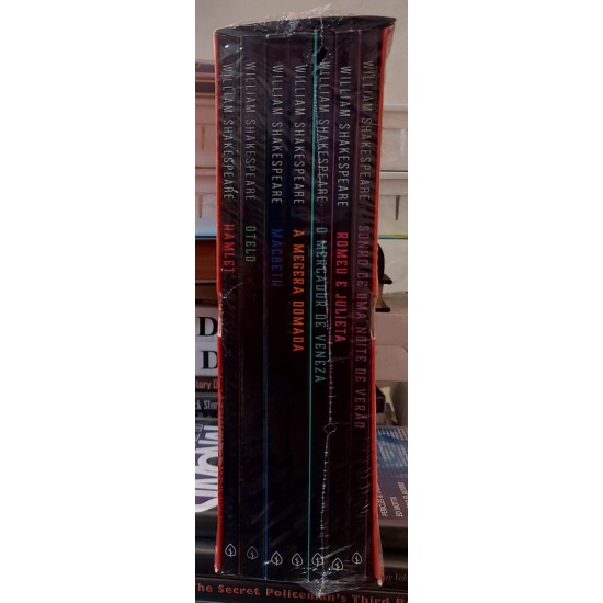 Box Clássicos de William Shakespeare, Texto Original, Adaptação em Prosa, 7 Livros Box Clássicos de William Shakespeare, Texto Original, Adaptação em Prosa, 7 Livros