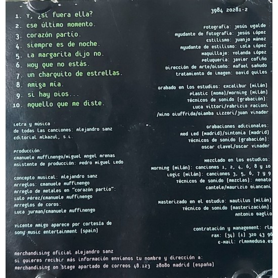 Cd Alejandro Sanz, Más