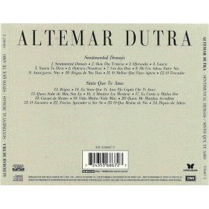 Cd Altemar Dutra, Sentimental Demais, Sinto que Te Amo, Lacrado Cd Altemar Dutra, Sentimental Demais, Sinto que Te Amo, Lacrado