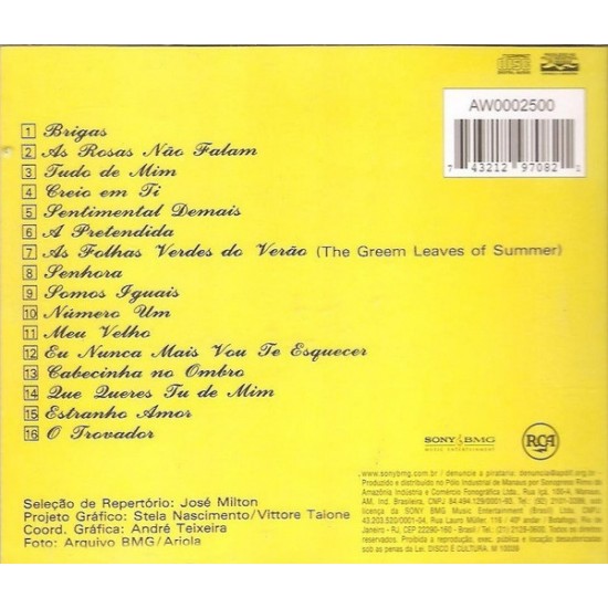 Cd Altemar Dutra, Sentimental, Lacrado Cd Altemar Dutra, Sentimental, Lacrado