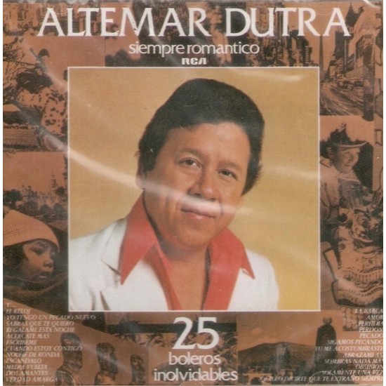 Cd Altemar Dutra, Siempre Romantico, 25 Boleros Inolvidables Cd Altemar Dutra, Siempre Romantico, 25 Boleros Inolvidables
