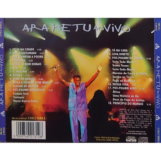 Cd Araketu ao Vivo Cd Araketu ao Vivo