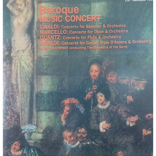 Cd Baroque Music Concert, Vivaldi, Quantz, Marcello