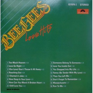 Cd Bee Gees, Love Hits, 1987 Cd Bee Gees, Love Hits, 1987