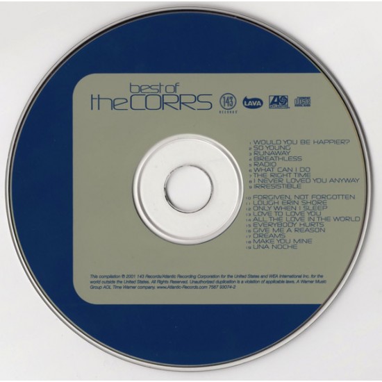 Cd Best Of The Corrs, 2001 Cd Best Of The Corrs, 2001