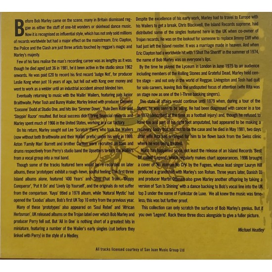 Cd Bob Marley, A Legend, 50 Reggae Classics, 3 Cds - Importado USA