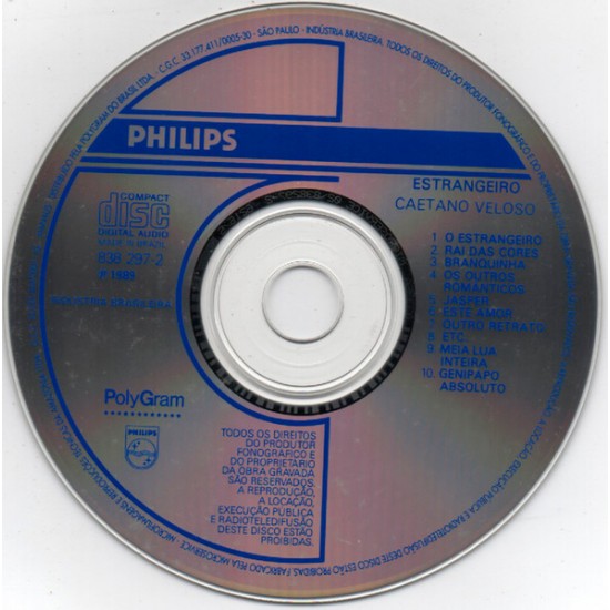Cd Caetano Veloso, Estrangeiro Cd Caetano Veloso, Estrangeiro
