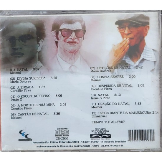 Cd Chico Xavier em Sua Casa, na Presença do Natal