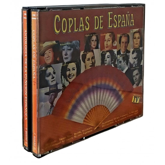 Cd Coplas de España, Antologia De La Canción Espanola, Box Duplo, 1990, Importado Espanha