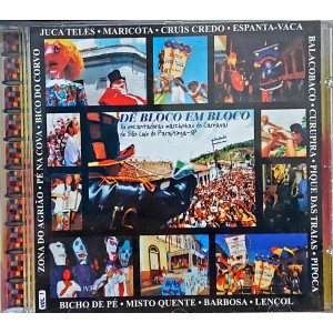 Cd De Bloco em Bloco. As Encantadoras Marchinhas de Carnaval de São Luís de Paraitinga, Sp