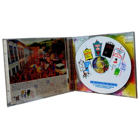Cd De Bloco em Bloco. As Encantadoras Marchinhas de Carnaval de São Luís de Paraitinga, Sp Cd De Bloco em Bloco. As Encantadoras Marchinhas de Carnaval de São Luís de Paraitinga, Sp