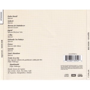 Cd Djavan, Seduzir, 1997 Cd Djavan, Seduzir, 1997