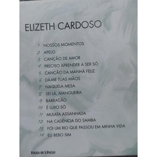 Cd Elizeth Cardoso, Coleção Folha Grandes Vozes , Lacrado - Frete Grátis Cd Elizeth Cardoso, Coleção Folha Grandes Vozes , Lacrado - Frete Grátis