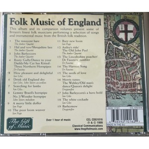 Cd Folk Music Of England, 1999, Importado Inglaterra Cd Folk Music Of England, 1999, Importado Inglaterra