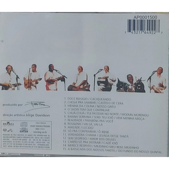 Cd Fundo de Quintal, Ao Vivo, Simplicidade Cd Fundo de Quintal, Ao Vivo, Simplicidade