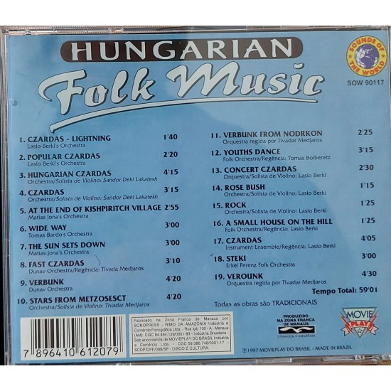 Cd Hungarian Folk Music, Sounds Of The World