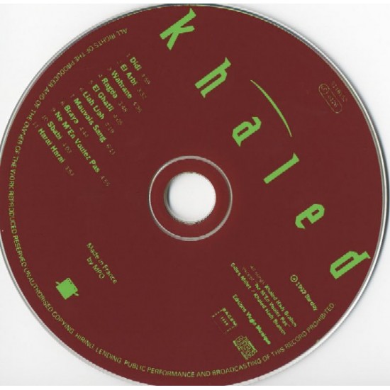Cd Khaled, El Arbi [1992]