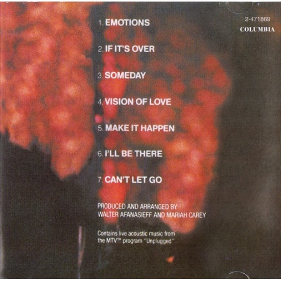 Cd Mariah Carey, MTV Unplugged Ep