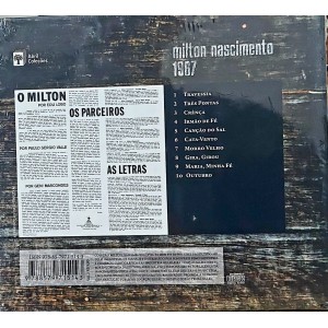 Cd Milton Nascimento + Livro, 1967 - Lacrado Cd Milton Nascimento + Livro, 1967 - Lacrado