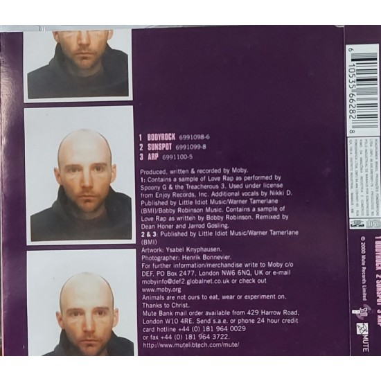 Cd Moby, Bodyrock, Single