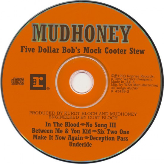 Cd Mudhoney, Five Dollar Bob's Mock Cooter Stew, Importado USA Cd Mudhoney, Five Dollar Bob's Mock Cooter Stew, Importado USA