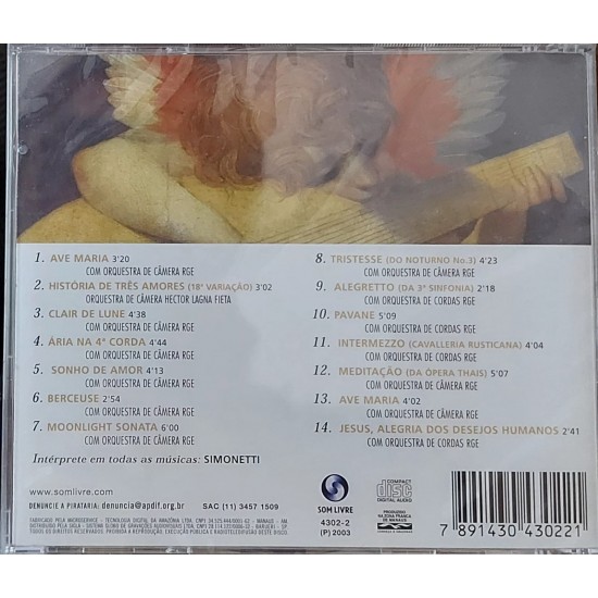 Cd Música à Luz da Oração - Lacrado Cd Música à Luz da Oração - Lacrado