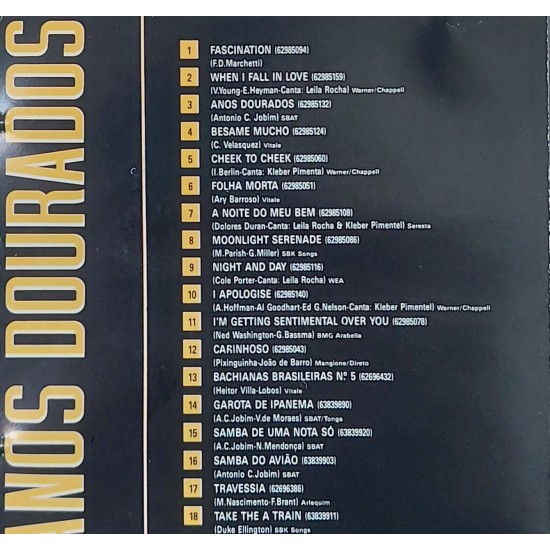 Cd Orquestra Tabajara, Anos Dourados