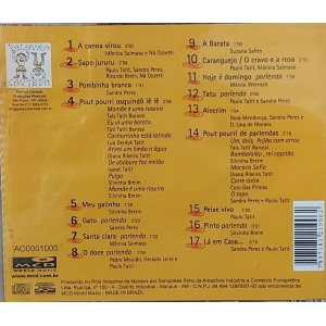 Cd Palavra Cantada Apresenta Cantigas de Roda Canções Folclóricas do Brasil