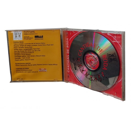 Cd Palavra Cantada Apresenta Cantigas de Roda Canções Folclóricas do Brasil