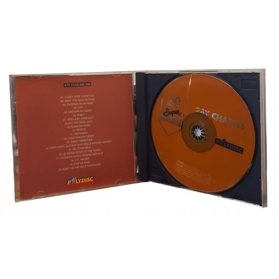 Cd Ray Charles, 20 Super Sucessos Cd Ray Charles, 20 Super Sucessos