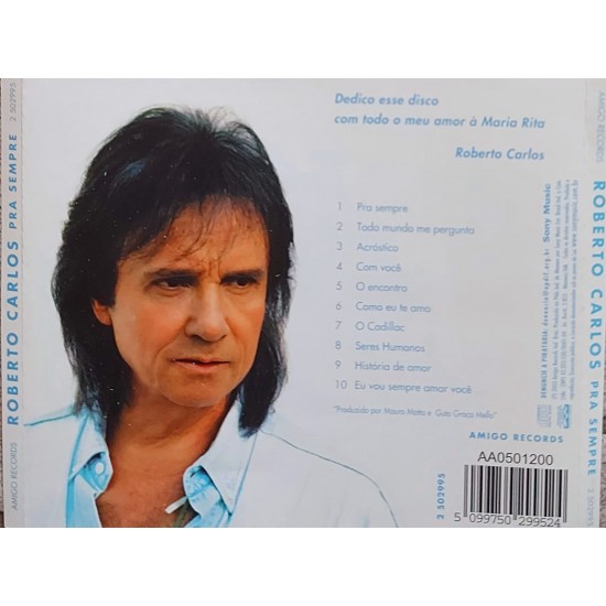Cd Roberto Carlos, Pra Sempre Cd Roberto Carlos, Pra Sempre