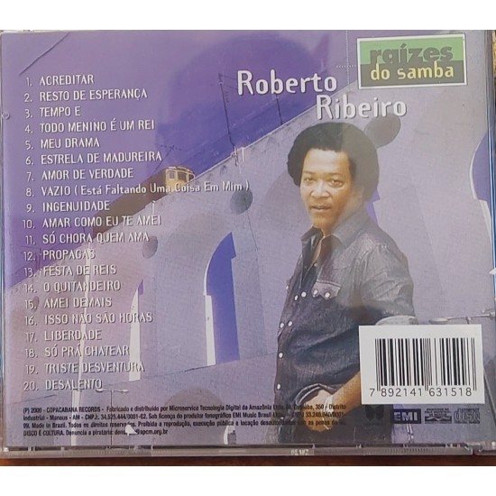 Cd Roberto Ribeiro, Raízes do Samba