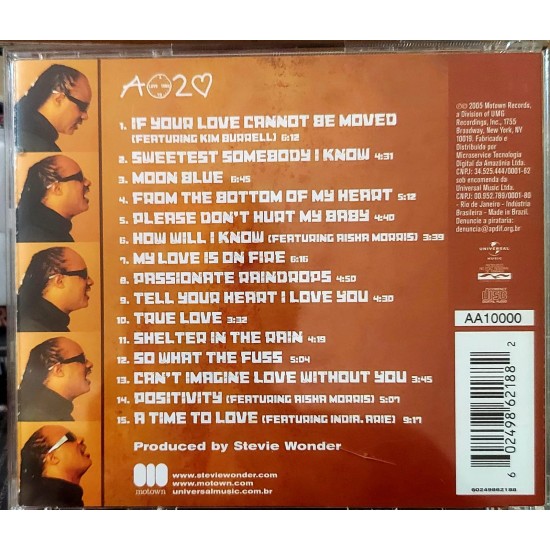 Cd Stevie Wonder, A Time To Love 