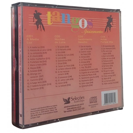 Cd Tangos Apaixonantes, Seleções Readers Digest Cd Tangos Apaixonantes, Seleções Readers Digest