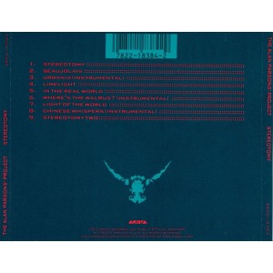 Cd The Alan Parsons Project, Stereotomy, Importado USA, Arista Records, 1984, Importado Inglaterra