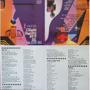 Cd The Best Of The Alan Parsons Project, Volume 2, Arista, 1991 Cd The Best Of The Alan Parsons Project, Volume 2, Arista, 1991