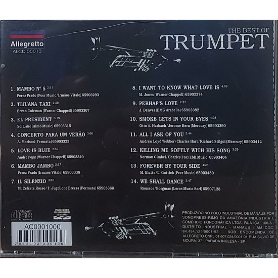 Cd The Best Of Trumpet By Fernando Lopez and Orchestra Cd The Best Of Trumpet By Fernando Lopez and Orchestra
