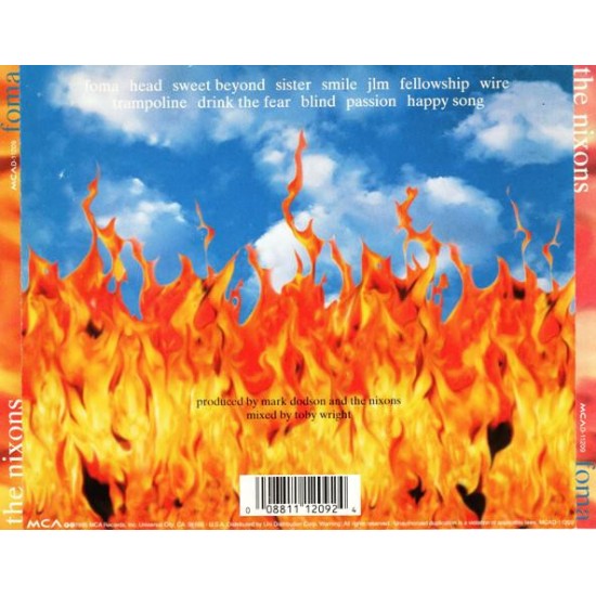 Cd The Nixons, Foma, Importado USA, 1995 Cd The Nixons, Foma, Importado USA, 1995