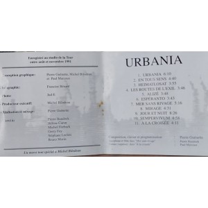 Cd Urbania, Pierre Guénette - Importado Canadá Cd Urbania, Pierre Guénette - Importado Canadá